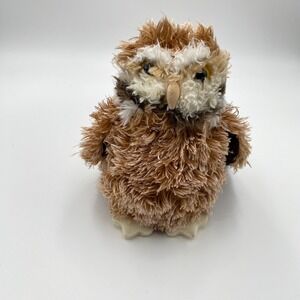 Douglas Cuddle Toy Owl 7" Plush Stuffed Animal Brown‎ White Bird Kids Toy
